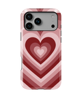 Coque iPhone – Design Cœurs Empilés