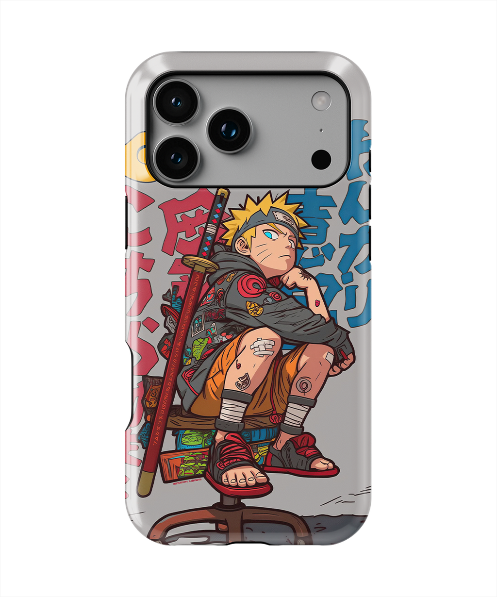 Coque iPhone Anime – Design Naruto Uzumaki Style Street Art