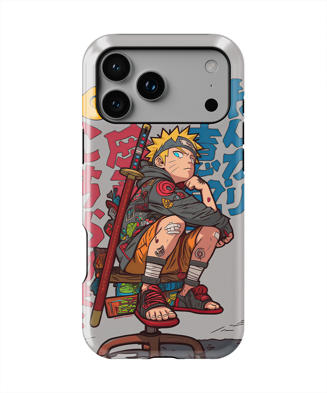 Coque iPhone Anime – Design Naruto Uzumaki Style Street Art