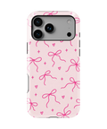 Coque iPhone – Design Nœuds Roses
