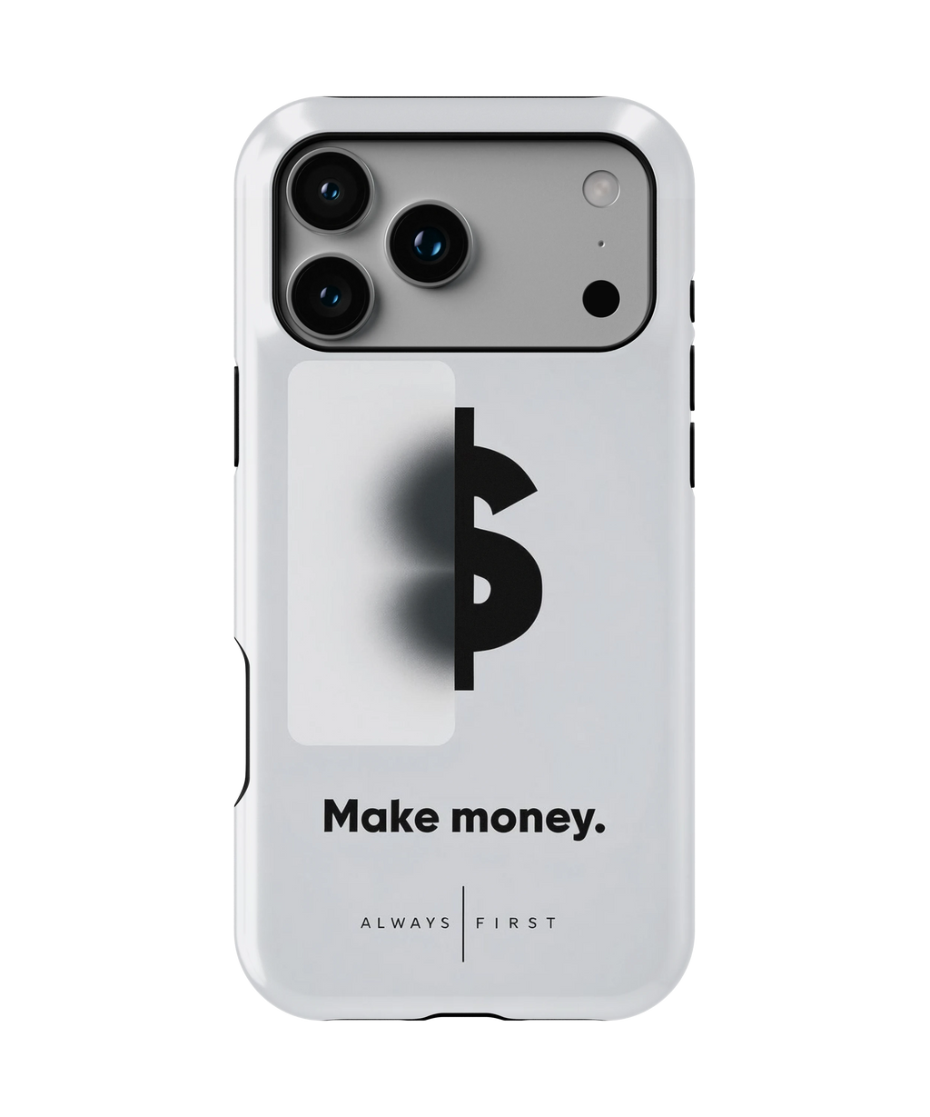 Coque iPhone – Make Money Always First