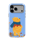 Coque iPhone – Ours Mignon Style Automne