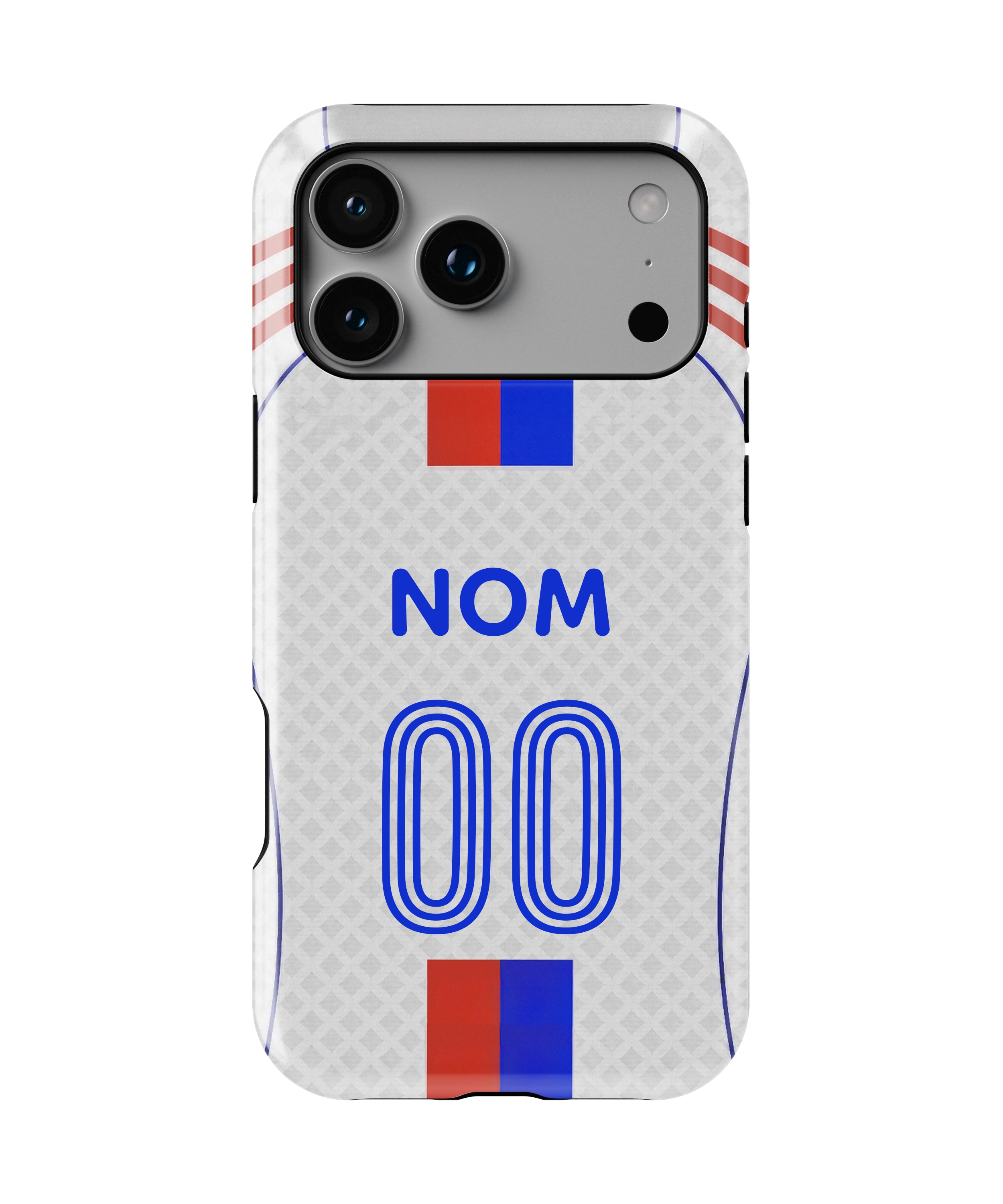 Coque iPhone – Style Maillot Olympique Lyonnais (Lyon)