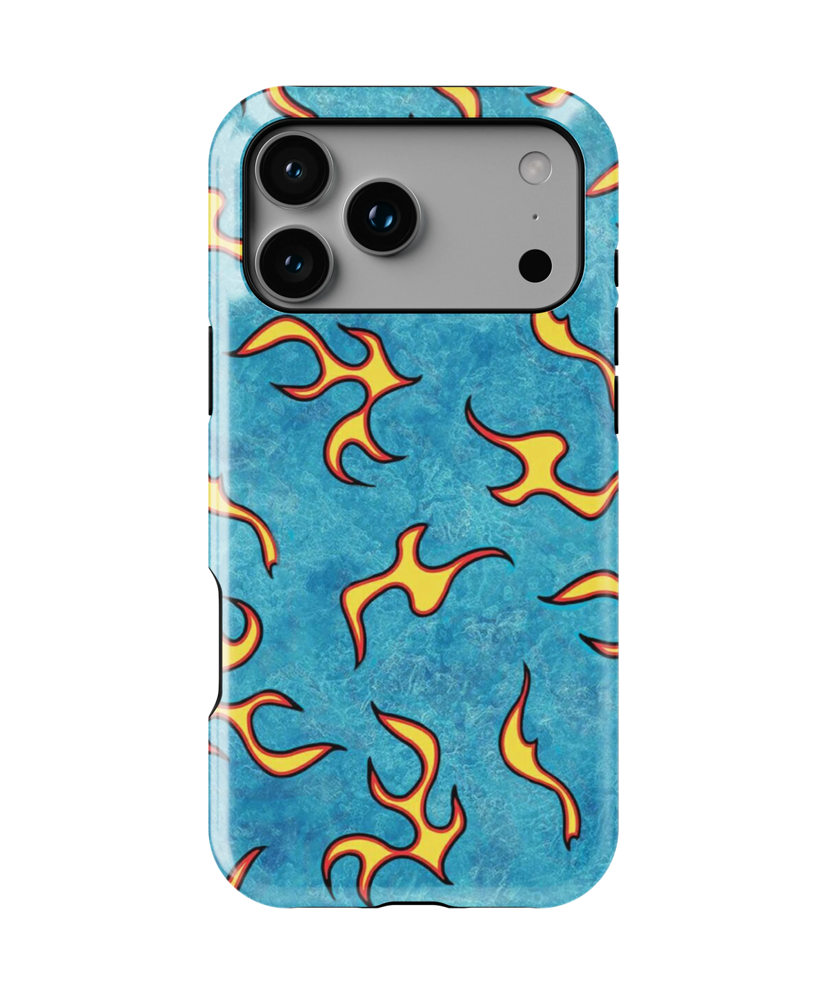 Coque iPhone – Blue Fire