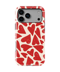 Coque iPhone – Design Cœurs rouges