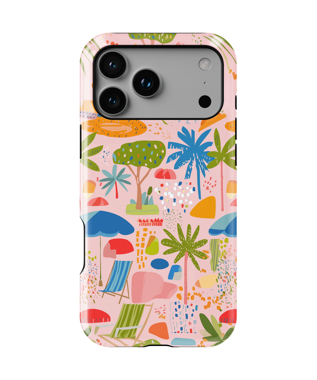 Coque iPhone – Design Summer Pastel Plage & Vacances