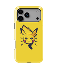 Coque iPhone – Pikachu Minimaliste & Électrique