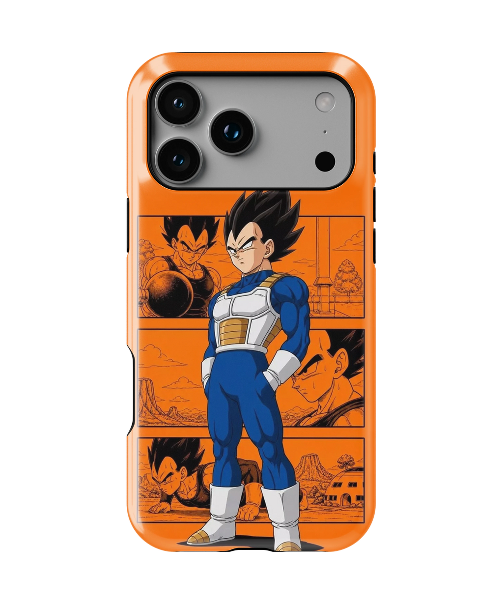 Coque iPhone Vegeta – Style Orange | Dragon Ball