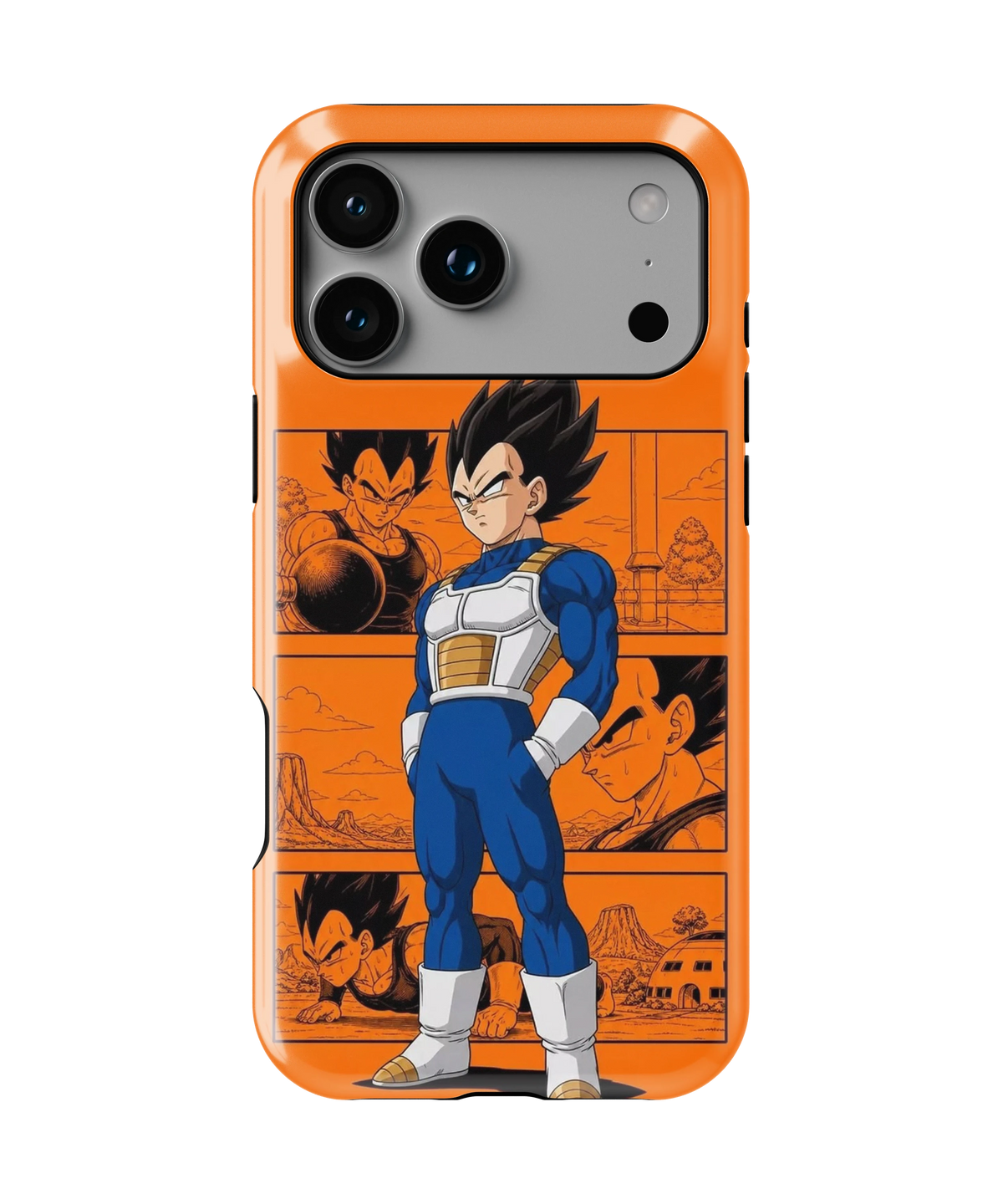 Coque iPhone Vegeta – Style Orange | Dragon Ball