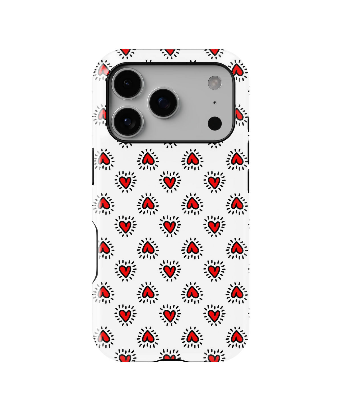 Coque iPhone – Design Cœurs Pop