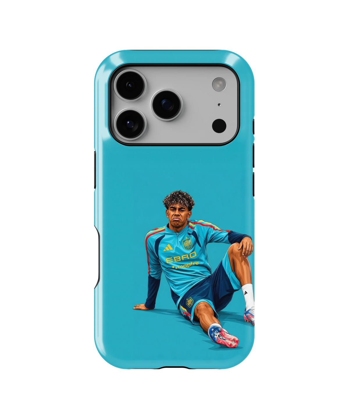 Coque iPhone Lamine Yamal – Style Bleu | Espagne