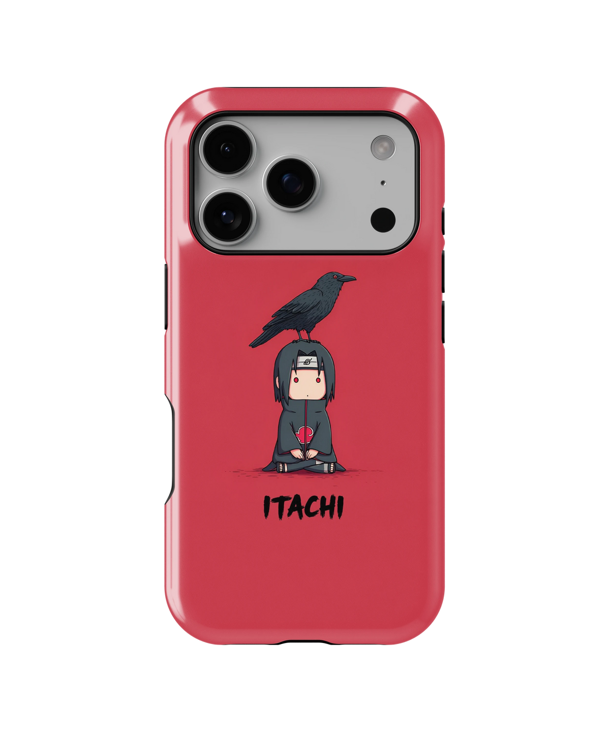 Coque iPhone Itachi – Design Chibi Rouge | Naruto