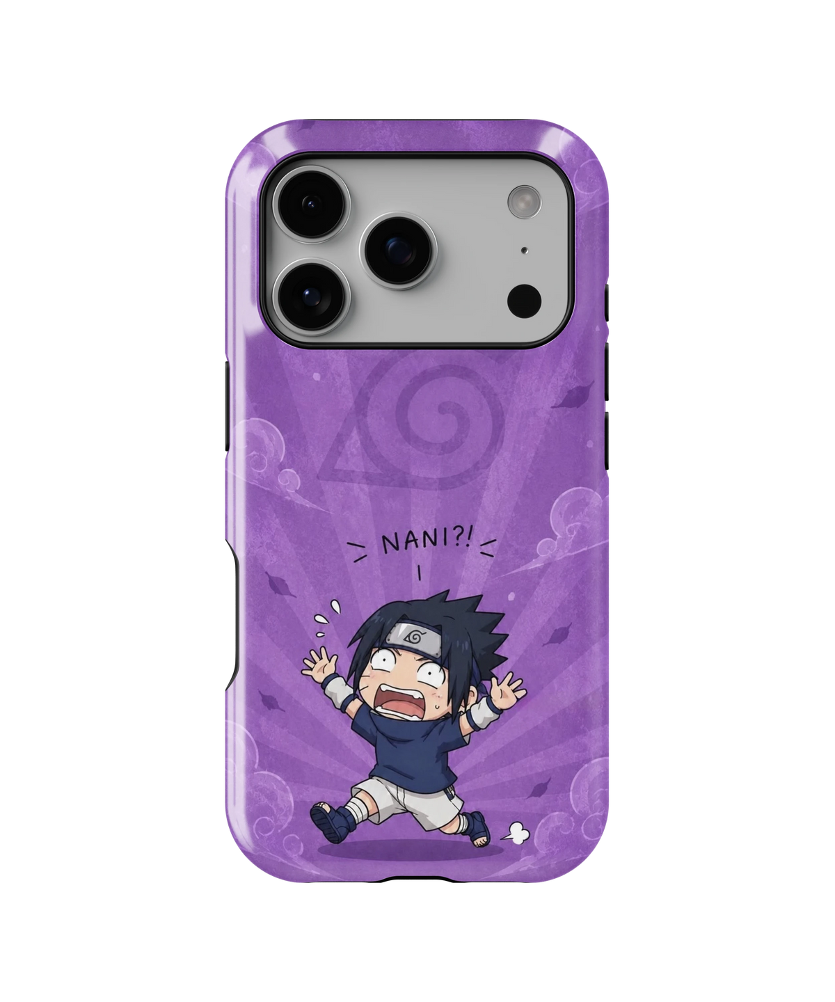 Coque iPhone Sasuke – Design NANI?! | Naruto