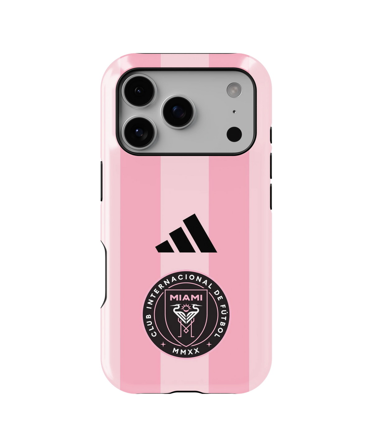Coque iPhone Miami – Design Pink Stripes | Inter Miami