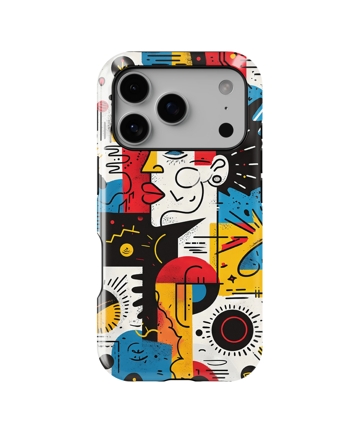 Coque iPhone – Design Abstrait Pop Art