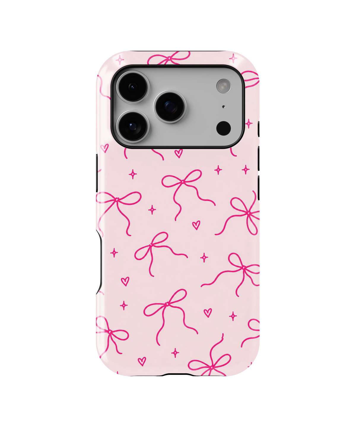Coque iPhone – Design Nœuds Roses