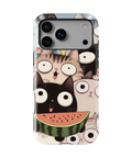 Coque iPhone Crazy Cats – Watermelon