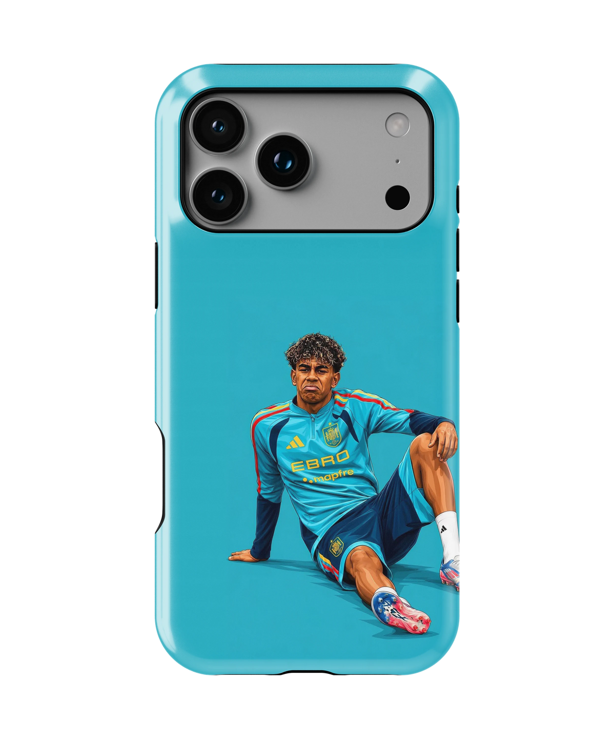 Coque iPhone Lamine Yamal – Style Bleu | Espagne