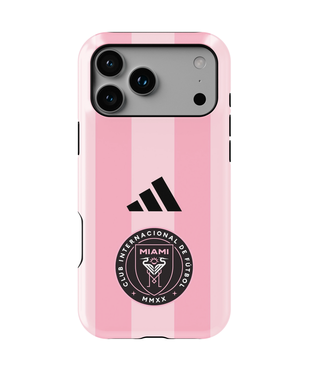 Coque iPhone Miami – Design Pink Stripes | Inter Miami