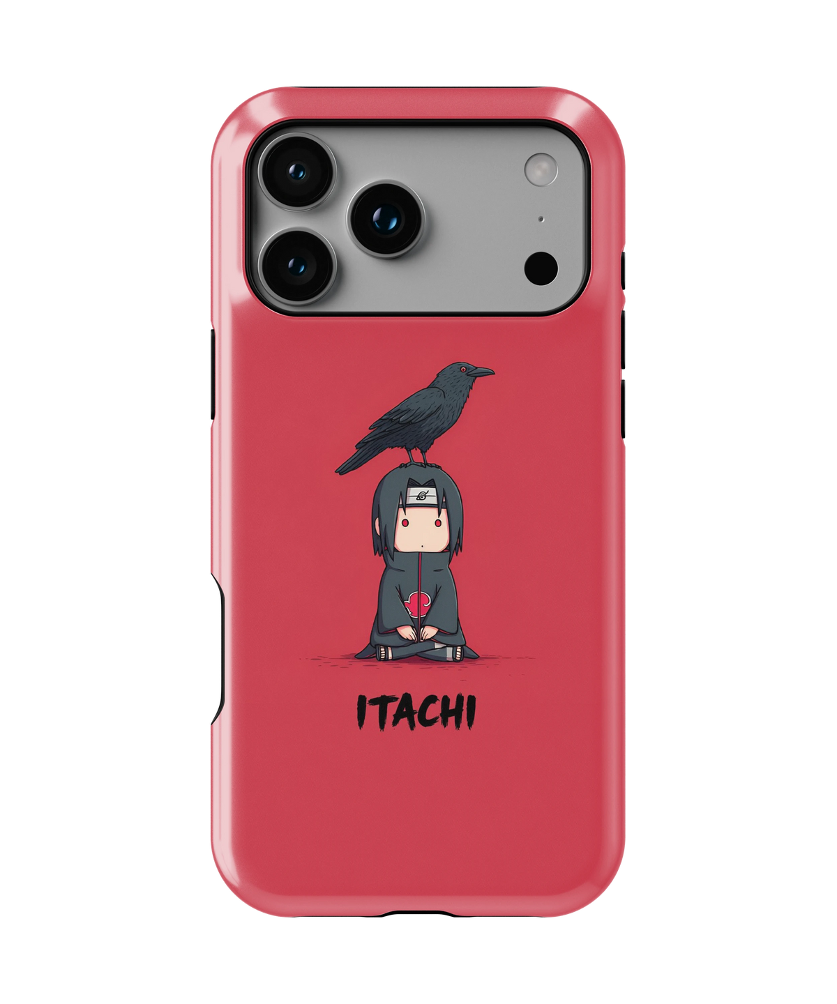 Coque iPhone Itachi – Design Chibi Rouge | Naruto