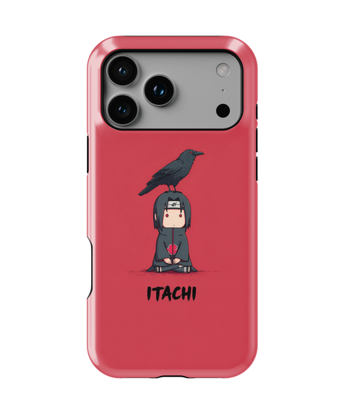 Coque iPhone Itachi – Design Chibi Rouge | Naruto