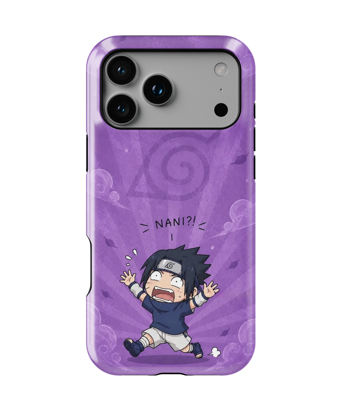 Coque iPhone Sasuke – Design NANI?! | Naruto