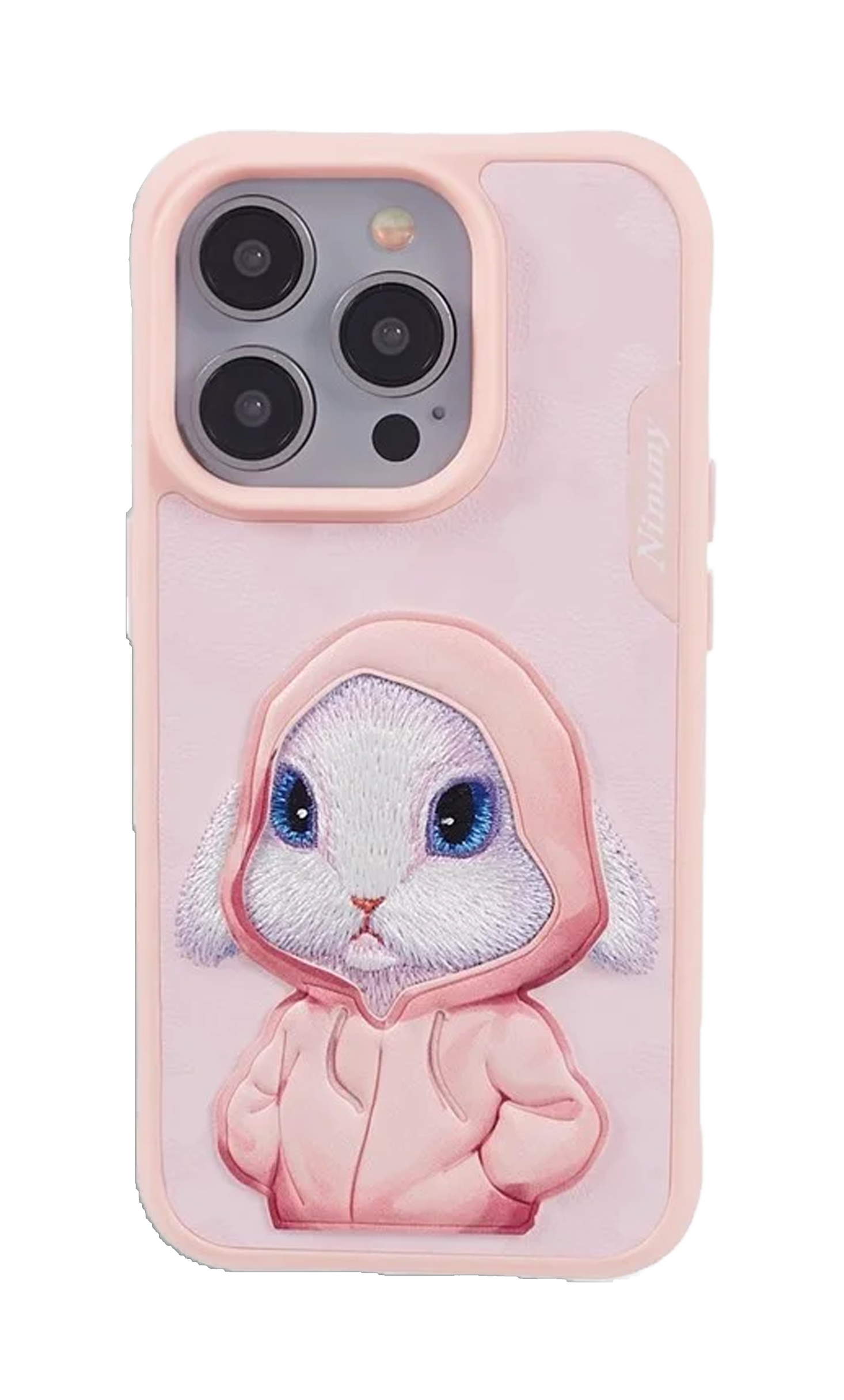 Coque iPhone Nimmy – Lapin Hoodie Rose