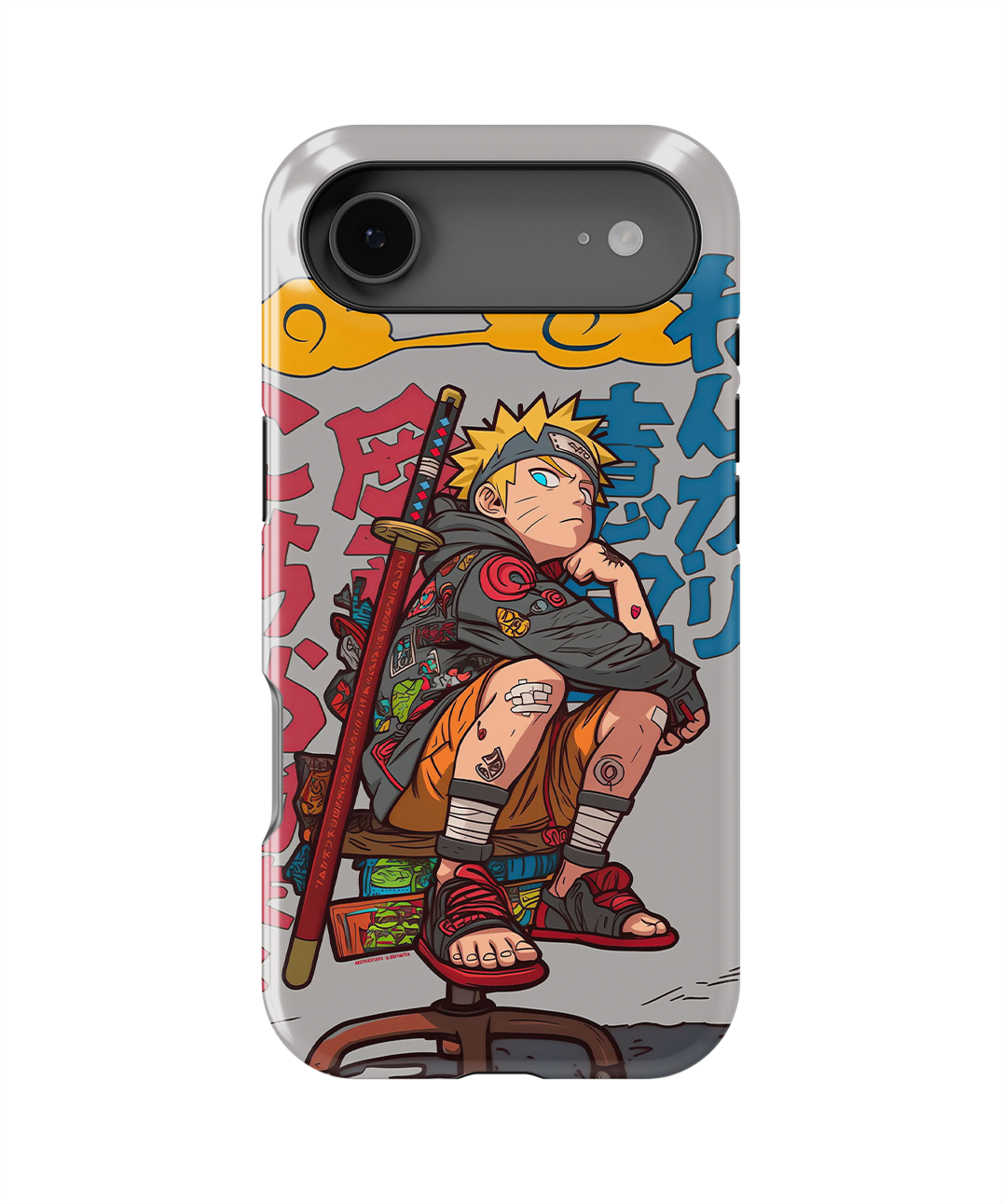 Coque iPhone Anime – Design Naruto Uzumaki Style Street Art