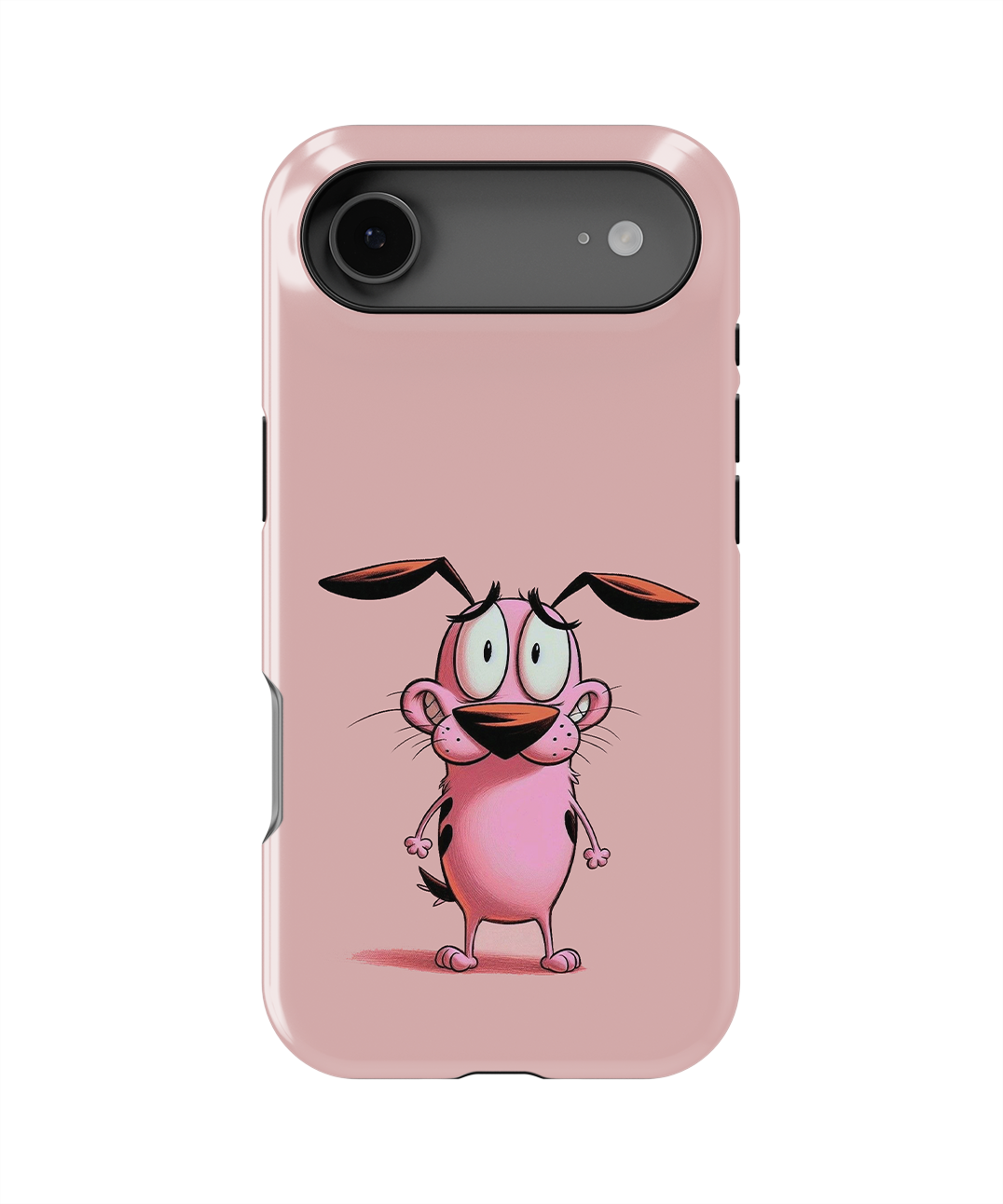 Coque iPhone – Design Courage le Chien