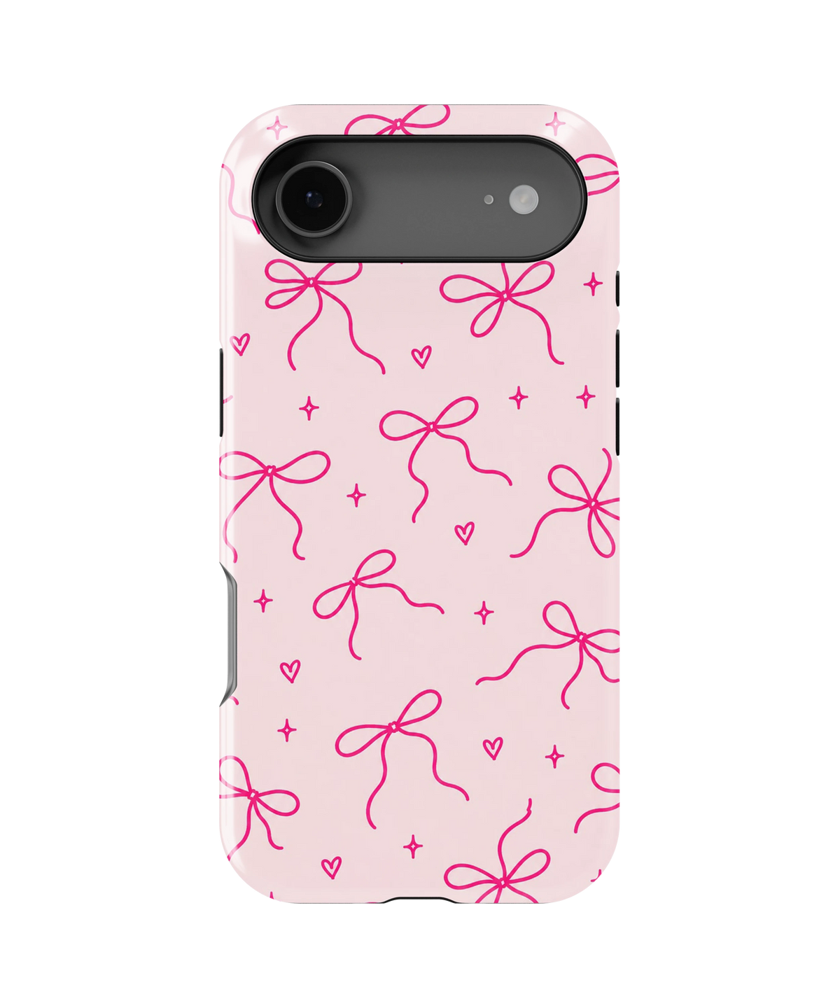 Coque iPhone – Design Nœuds Roses