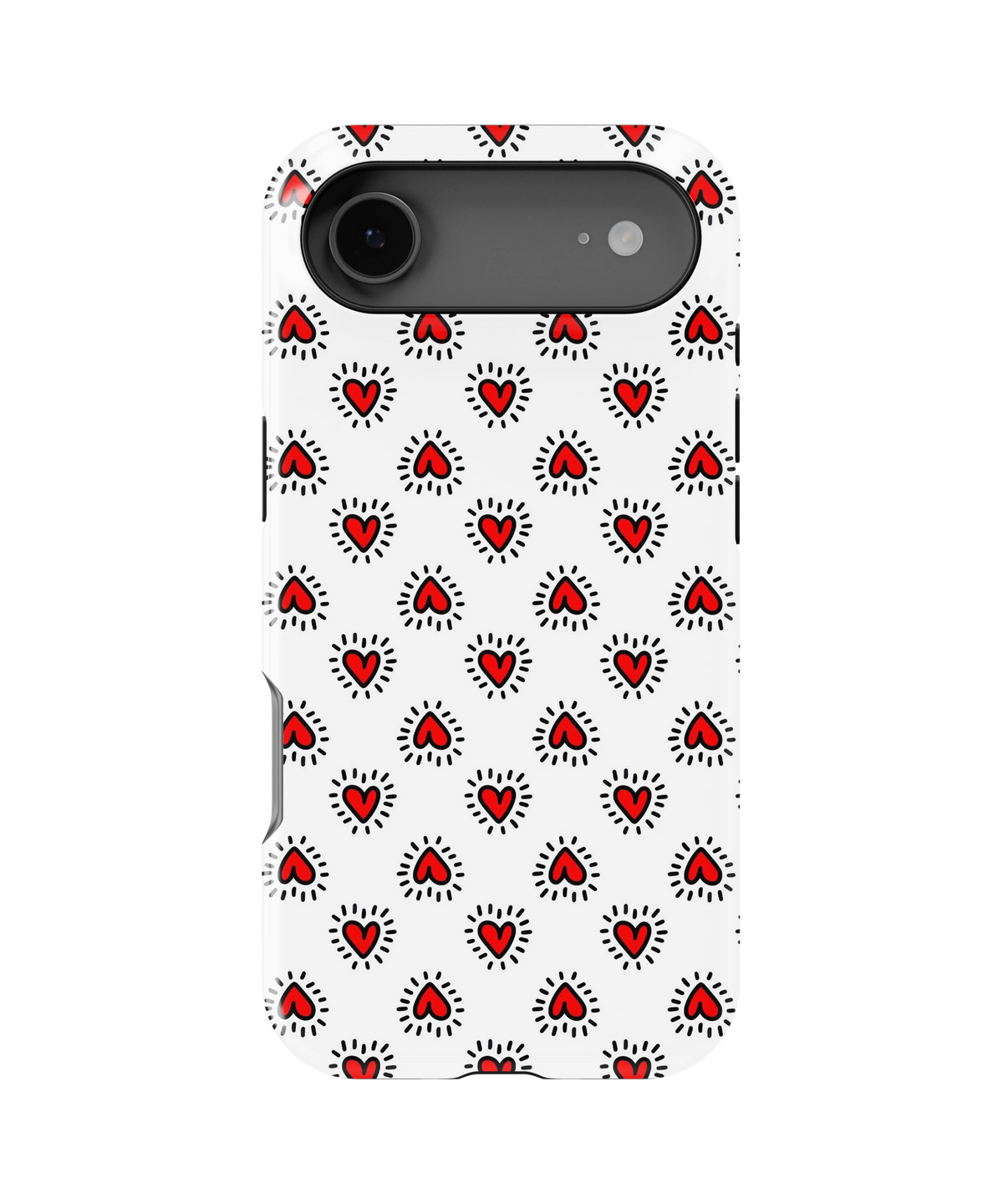 Coque iPhone – Design Cœurs Pop