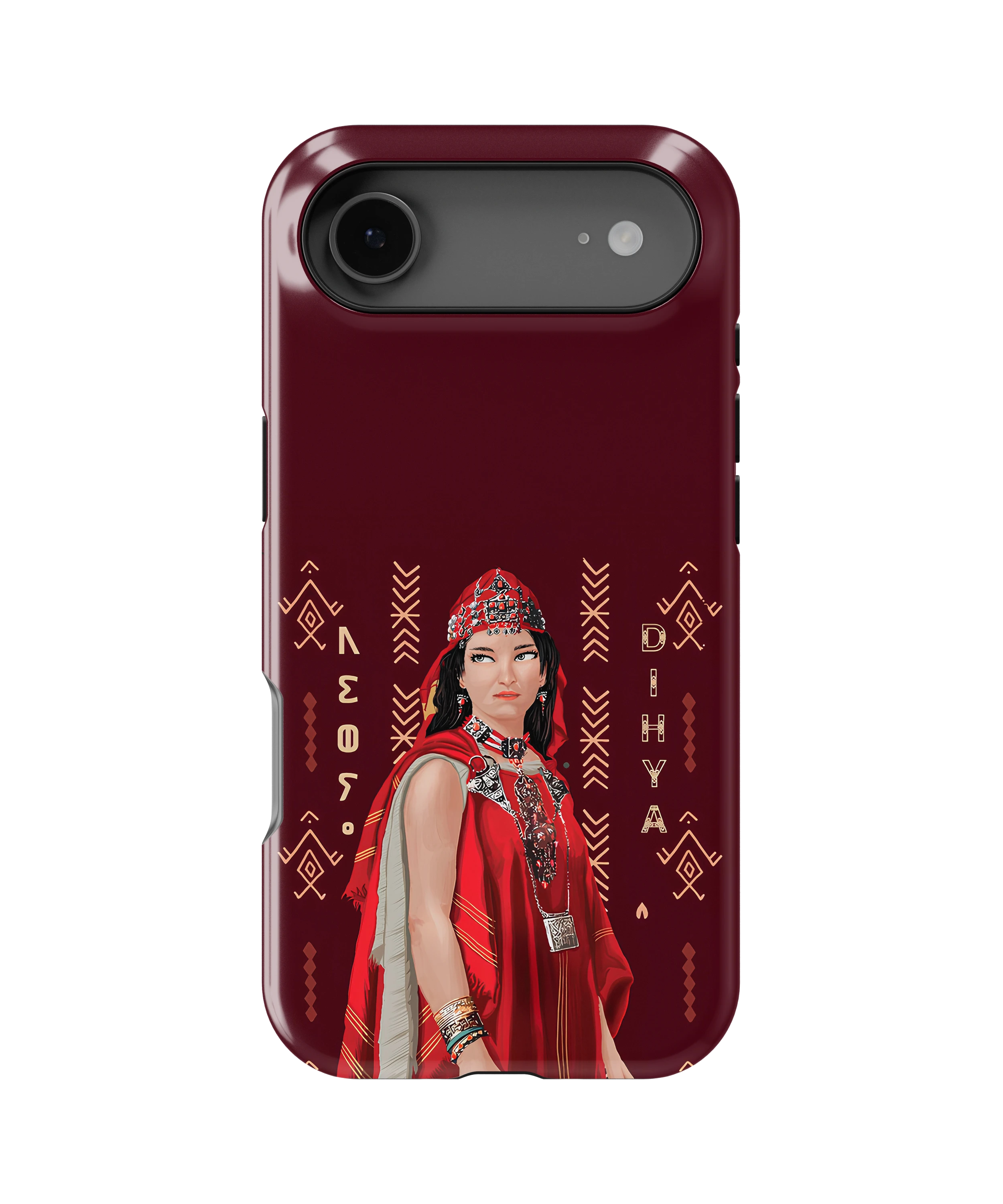 Coque iPhone – Design Amazigh Traditionnel “Dihya”