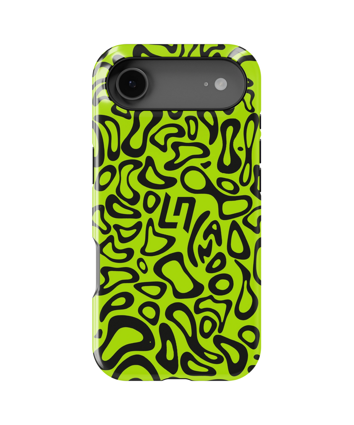 Coque iPhone – Design Fluorescent Noir