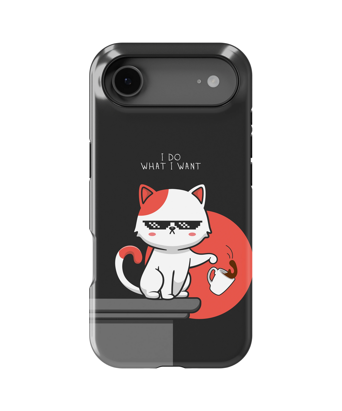 Coque iPhone – Cat Boss “I Do What I Want”
