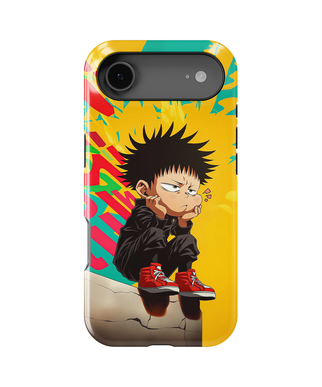 Coque iPhone Anime – Megumi Fushiguro Street Style