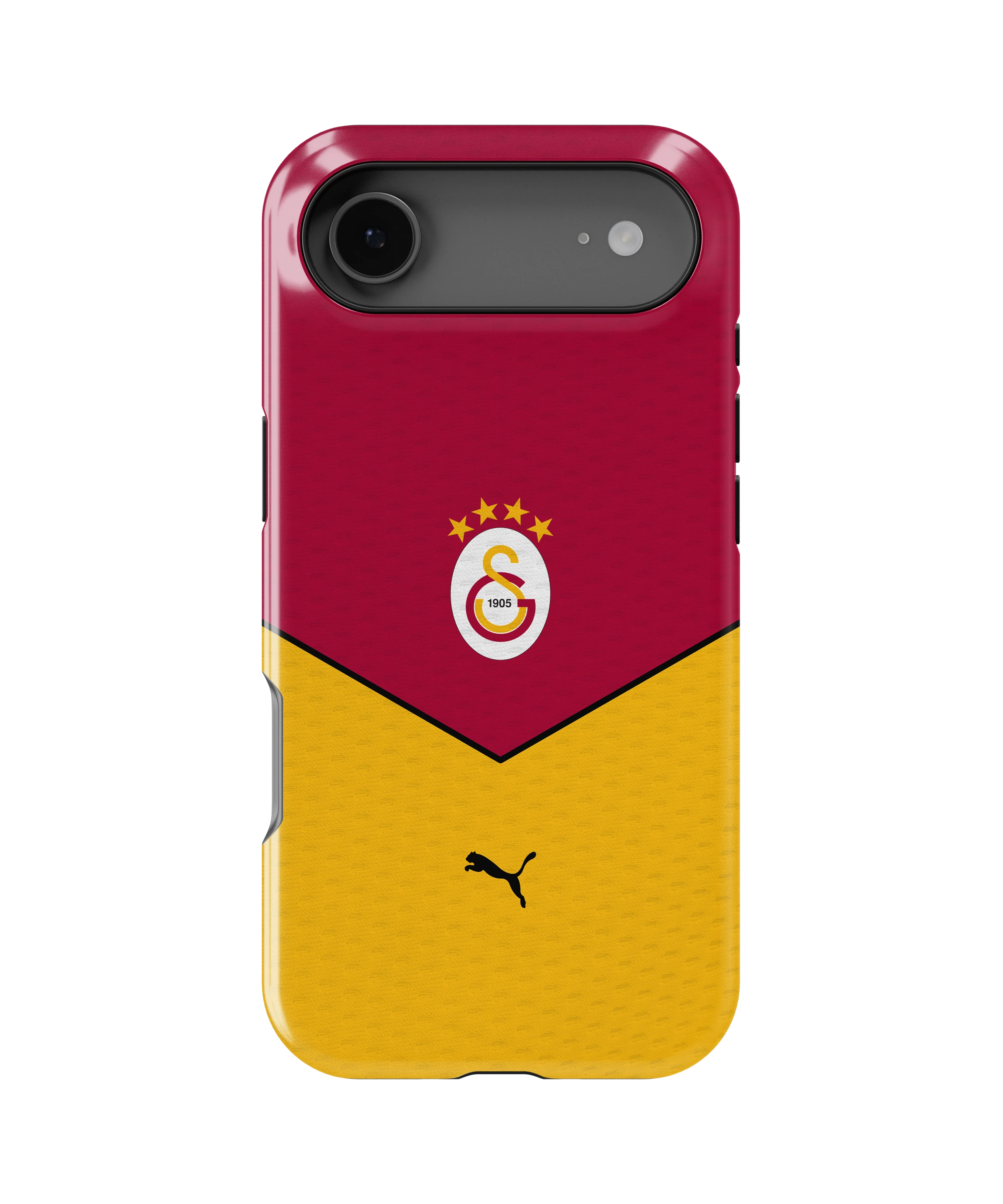 Coque iPhone – Style Maillot Galatasaray Rouge & Jaune