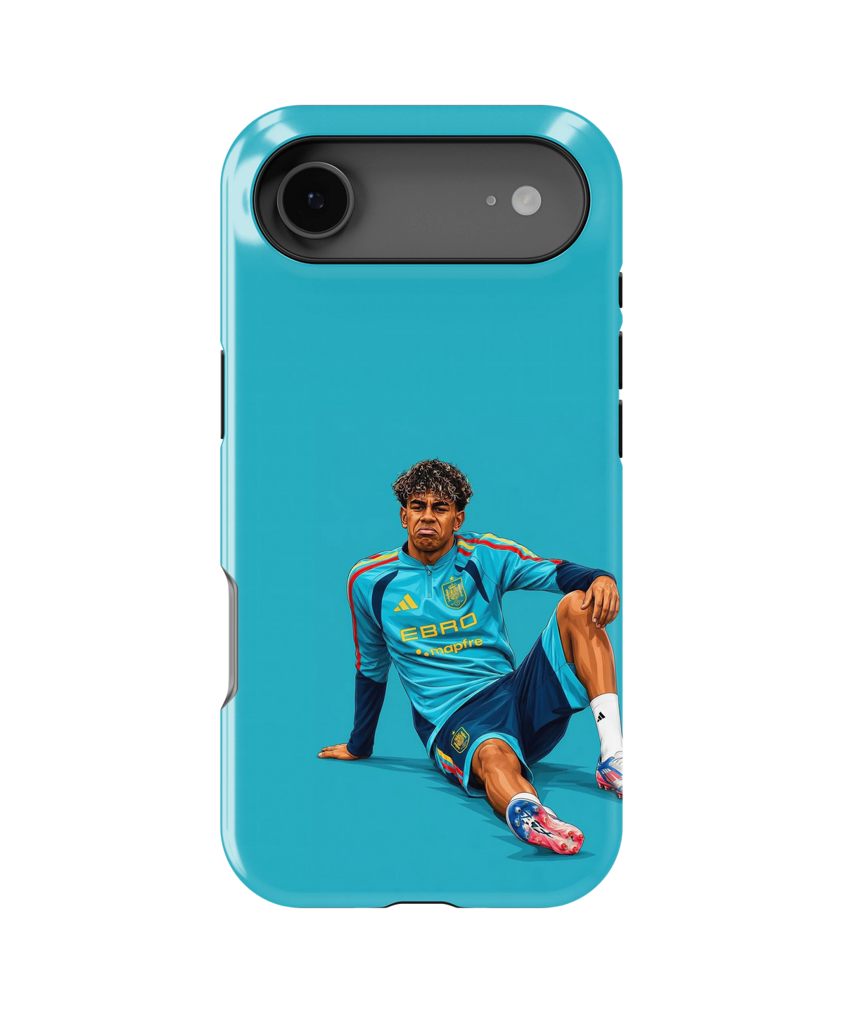 Coque iPhone Lamine Yamal – Style Bleu | Espagne