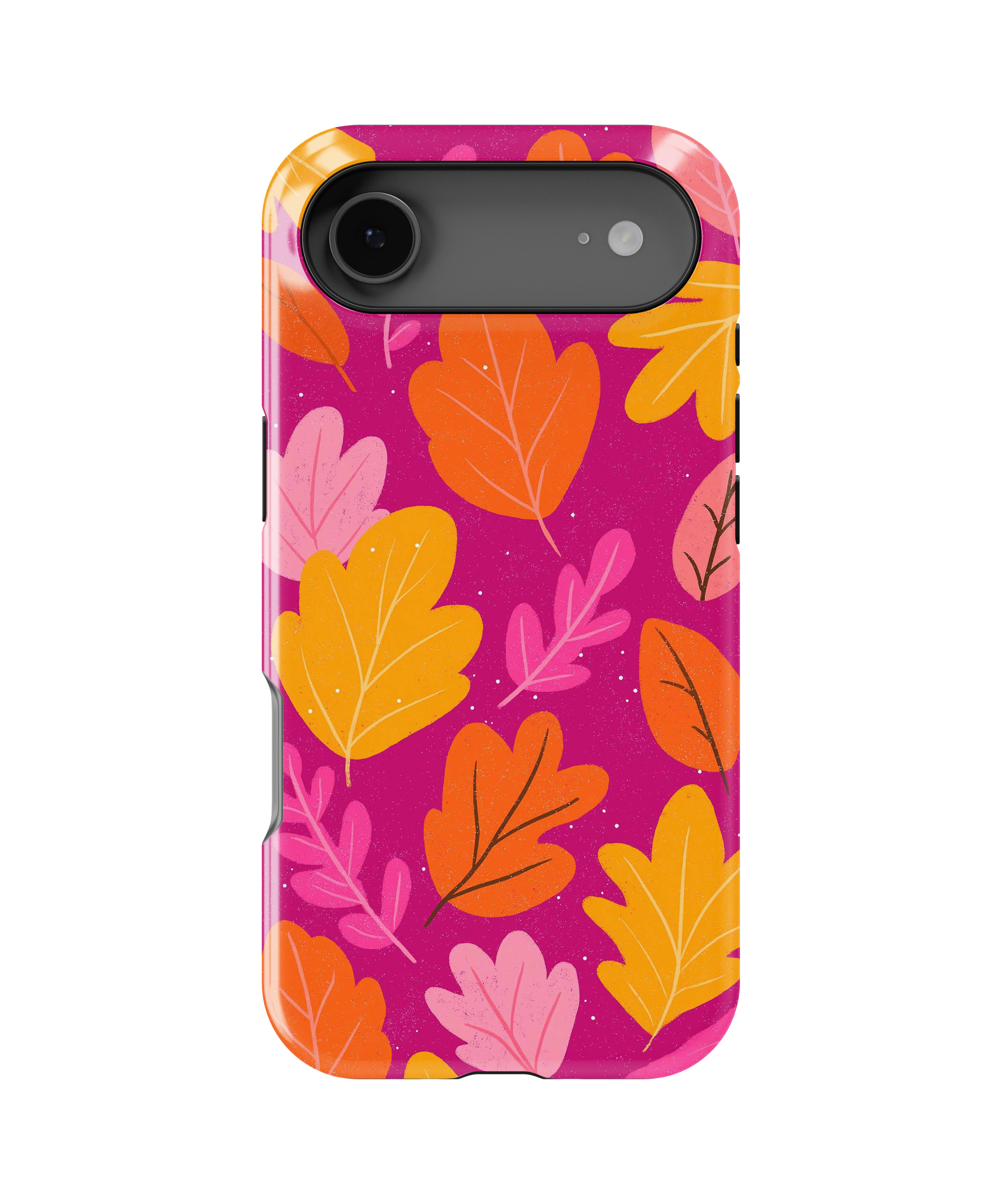 Coque iPhone – Design Feuilles Colorées
