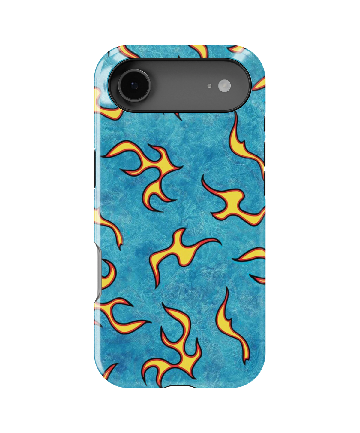 Coque iPhone – Blue Fire