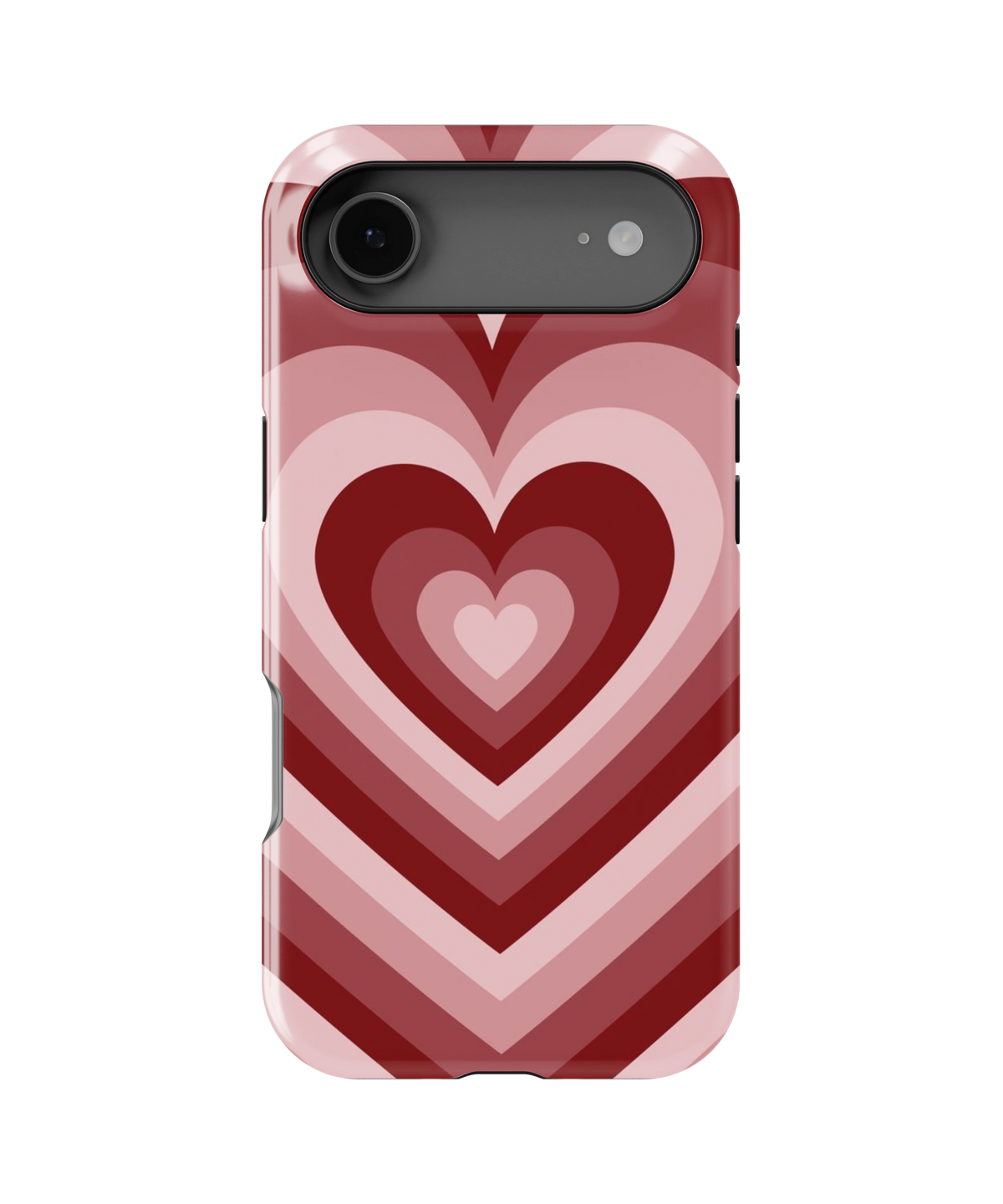 Coque iPhone – Design Cœurs Empilés