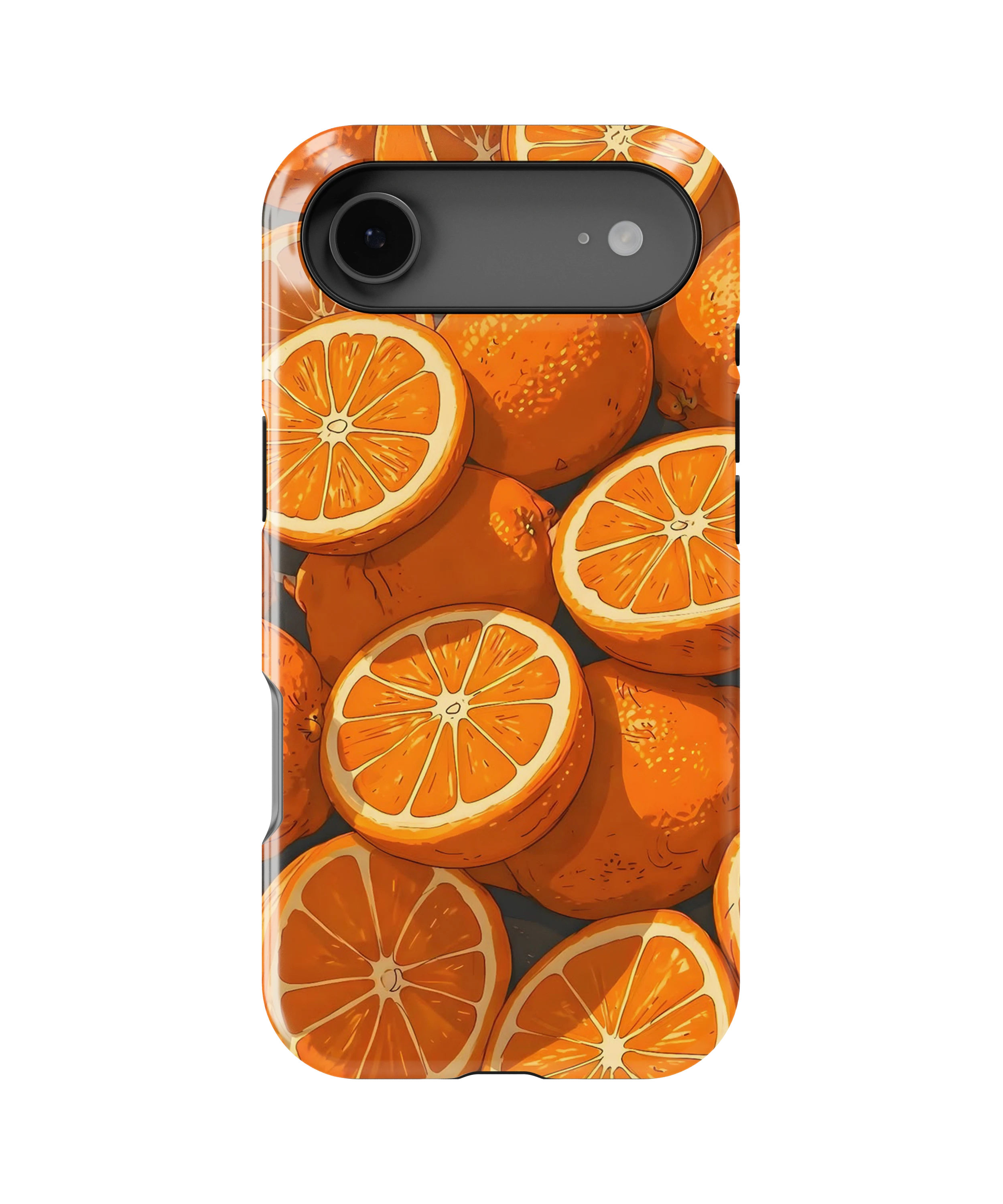 Coque iPhone Motif Oranges Fraîches