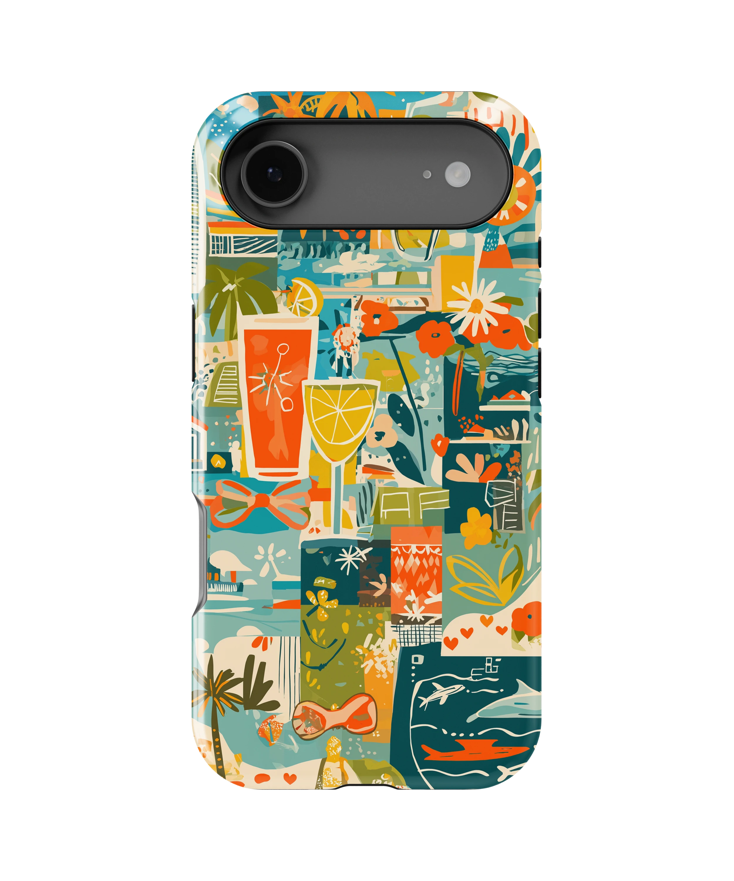 Coque iPhone – Design Summer Coloré & Lifestyle Tropical