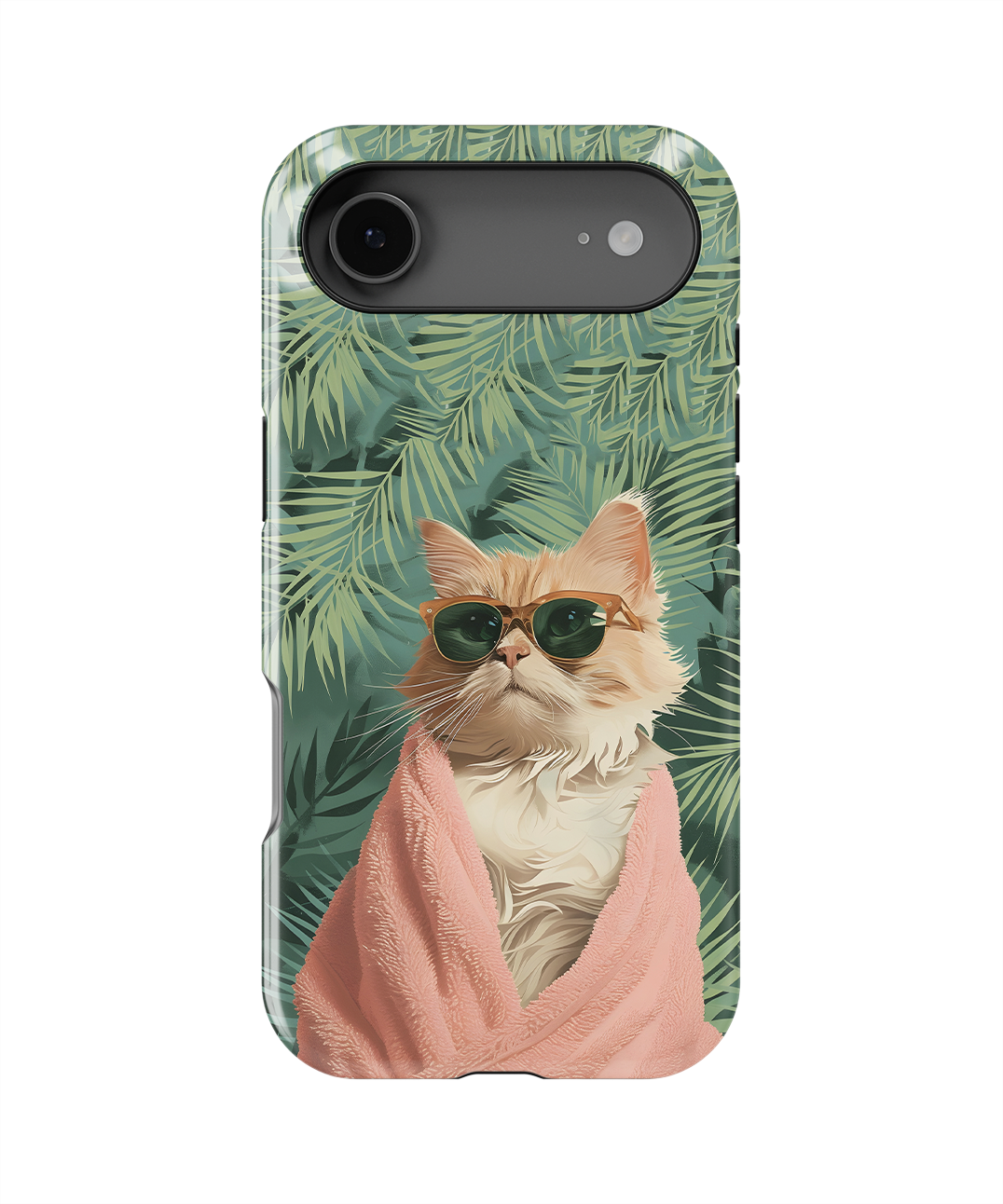Coque iPhone – Chat Stylé Tropica