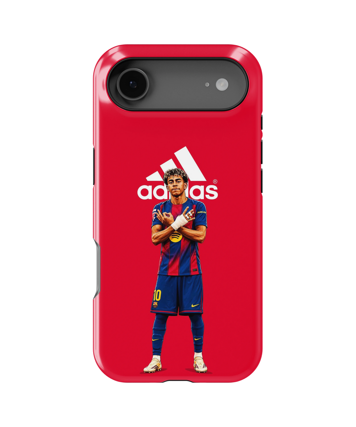 Coque iPhone – Design Foot Barcelona Red