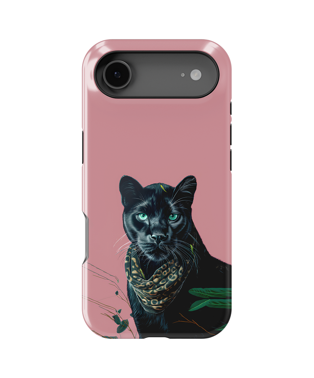 Coque iPhone – Panthère Noire Élégante