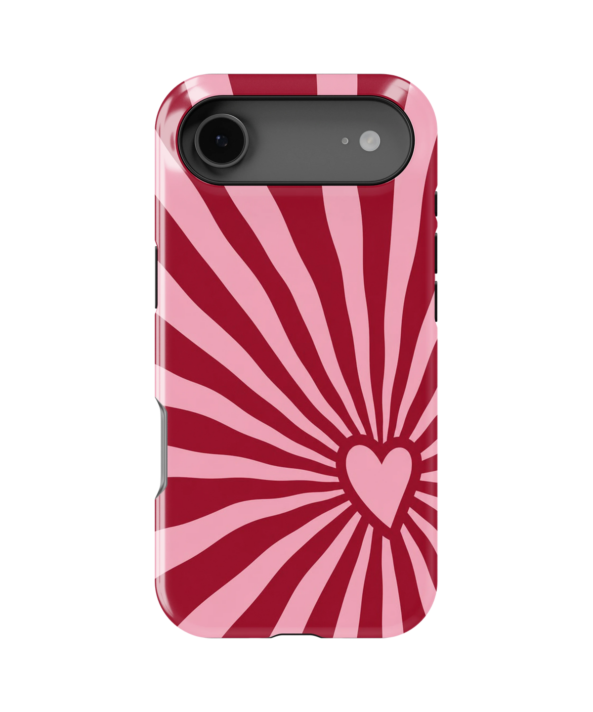 Coque iPhone – Design Cœur Pop Rose