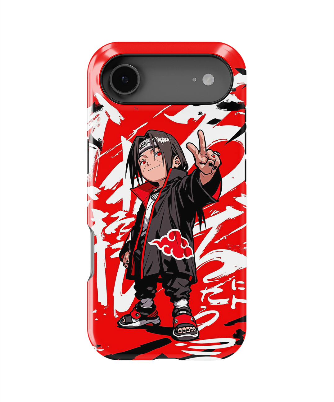 Coque iPhone Anime – Itachi Uchiha Akatsuki Style