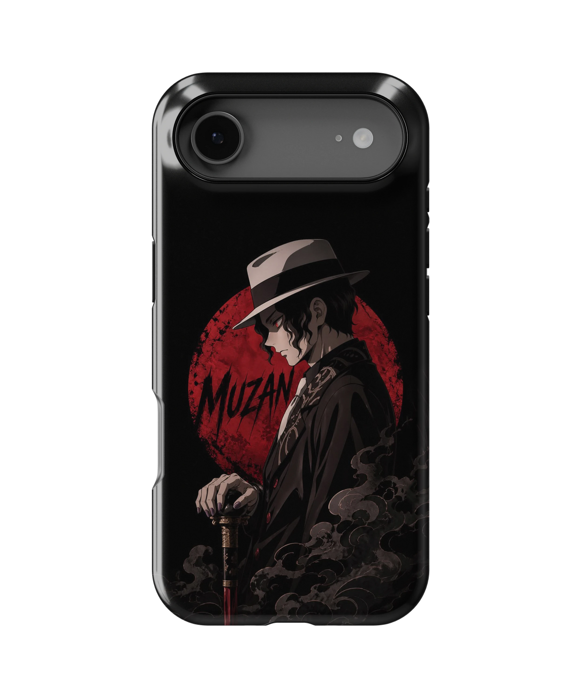 Coque iPhone – Muzan Kibutsuji Red Moon | Demon Slayer