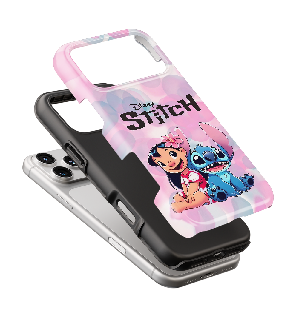 Coque iPhone – Lilo & Stitch Cute & Love