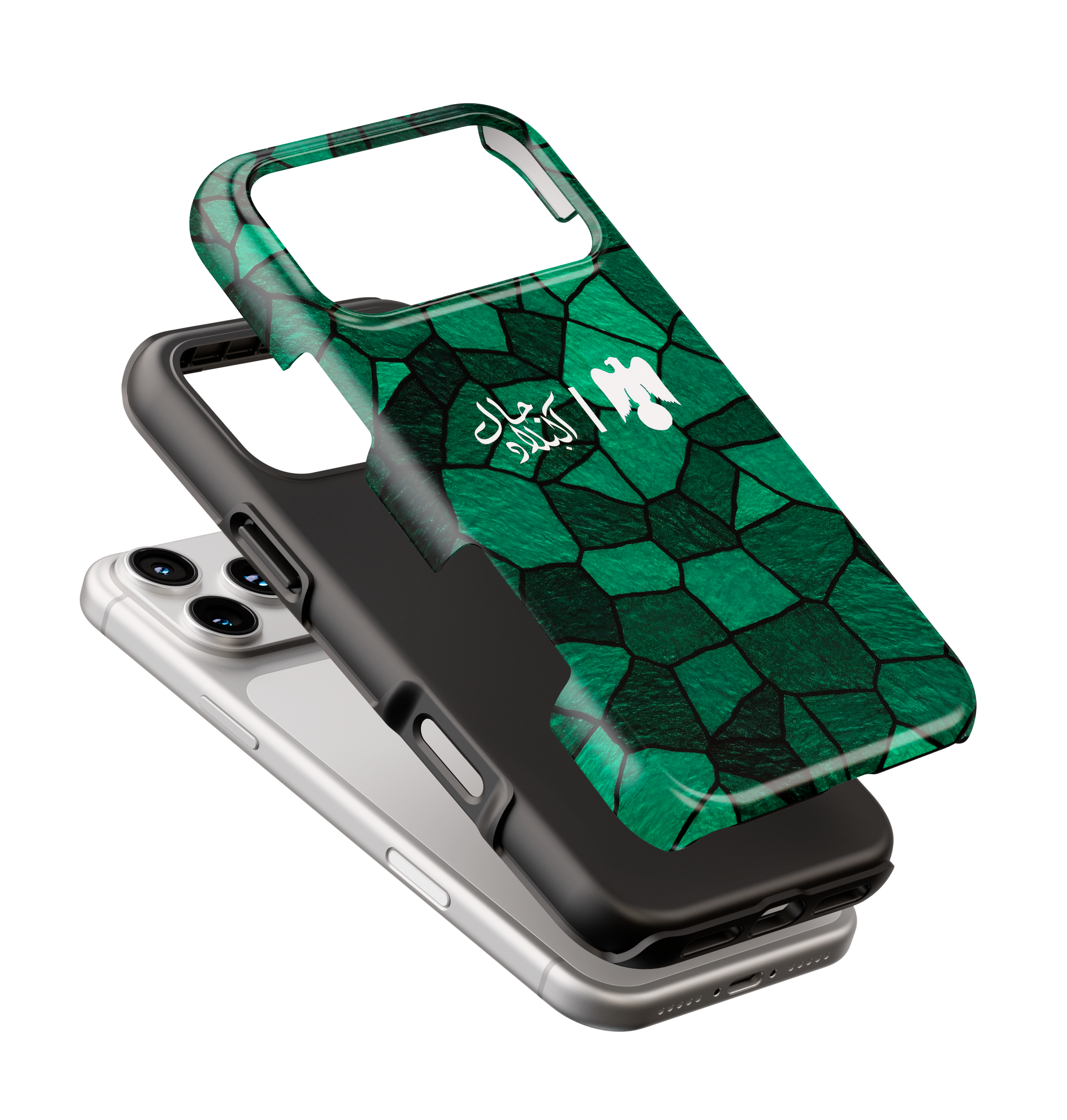 Coque iPhone Verte – Design Supporter du Raja Club Athletic